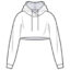 Women’s Cropped Hooded