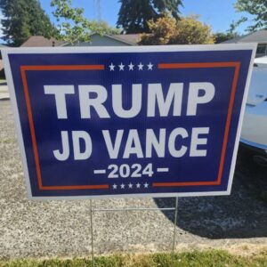 2024 VP Presidential Sign Trump JD Vance 2024S