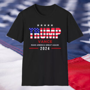 Best Trump Vance Supporter T-Shirt Make America Great Again! USA Made Soft Shirt