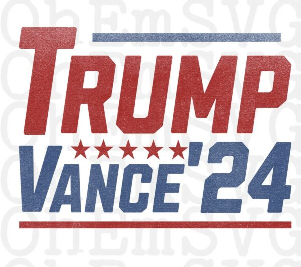 Distressed Trump Vance Sticker