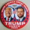 Donald Trump 2024 Vance campaign pin button political