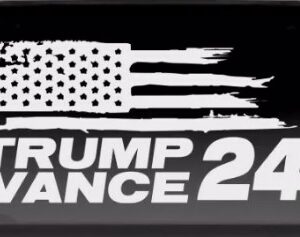 Donald Trump JD Vance 2024 12 x 25 sticker USA election MAGA vinyl decal