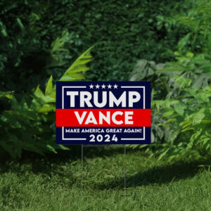 Donald Trump Vance 2024 Yard Sign