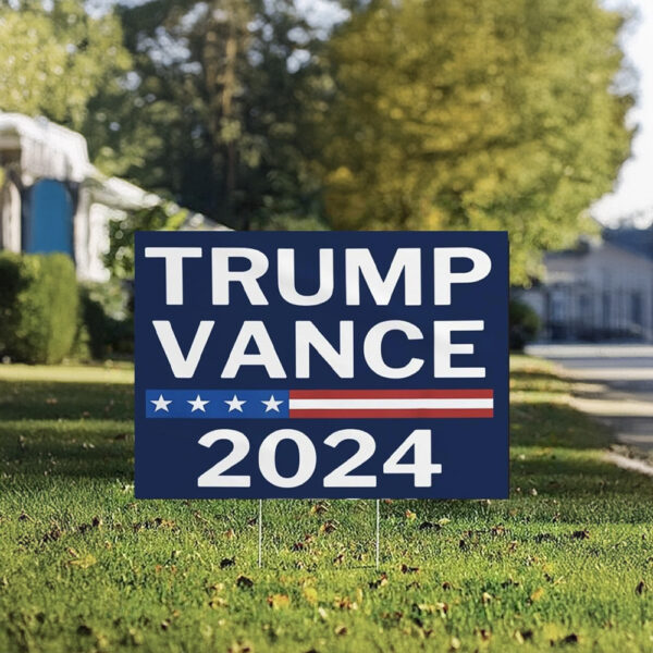 Fan Trump Vance 2024 Yard Sign us