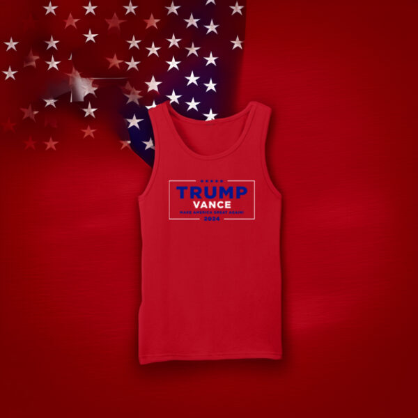 Hulk Hogan Trump Vance Red Tank Top us