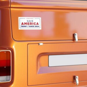 Save America Trump & Vance 2024 Bumper Sticke1