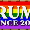 TRUMP VANCE 2024 MAGA FJB Banner Flag Sign Vinyl lgbtq gay