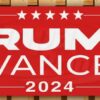 TRUMP VANCE 2024 MAGA FJB Banner Flag Sign Vinyl13