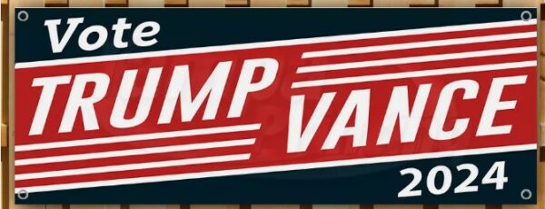 TRUMP VANCE 2024 MAGA FJB Banner Flag Sign Vinyl17