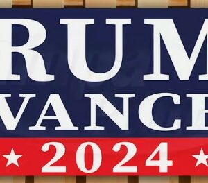 TRUMP VANCE 2024 MAGA FJB Banner Flag Sign Vinyl22