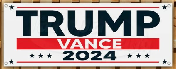 TRUMP VANCE 2024 MAGA FJB Banner Flag Sign Vinyl31