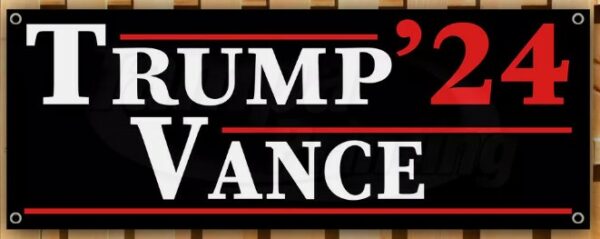 TRUMP VANCE 2024 MAGA FJB Banner Flag Sign Vinyl5