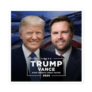 TRUMP VANCE 2024 MAGA Trump 2024 America U.S.A Sticker Bumper Sticker Decal