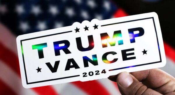 TRUMP VANCE 2024 Make America Great Again USA Decal Sticker - Vinyl Graphic, 45 47, Donald Trump President, Rnc Gift, Trump Shot Fight!2