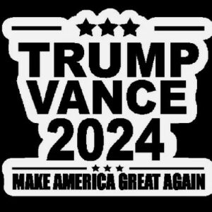 TRUMP VANCE 2024 PRESIDENT VINYL CAR WINDOW DECAL STICKER AMERICA GREAT AGAIN US