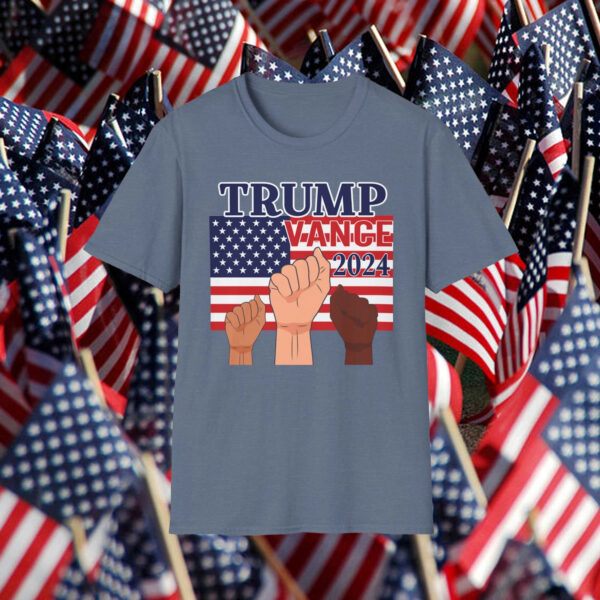 TRUMP VANCE 2024 United We Stand, Proud Republican Ticket T-shirt6