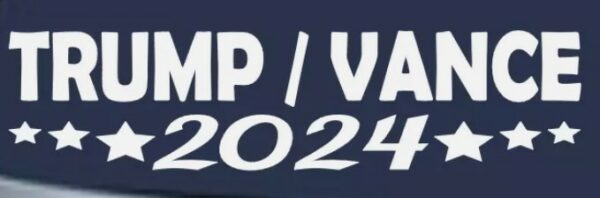 TRUMP VANCE 2024 Vinyl Decal Sticker Car FOR PRESIDENT DONALD FIGHT USA JD