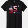 TRUMP VANCE 45th President Black T-Shirt 2024 Election Republican