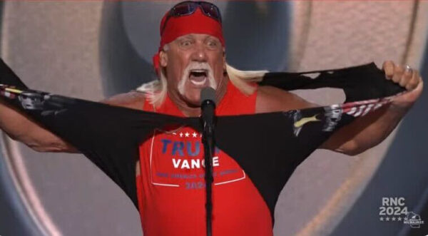 This is the MAGA Cut Off Hulk Hogan wore on stage