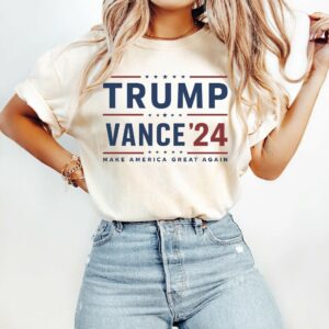 Trump 2024 Support Trump and Vance with Official Campaign Shirts