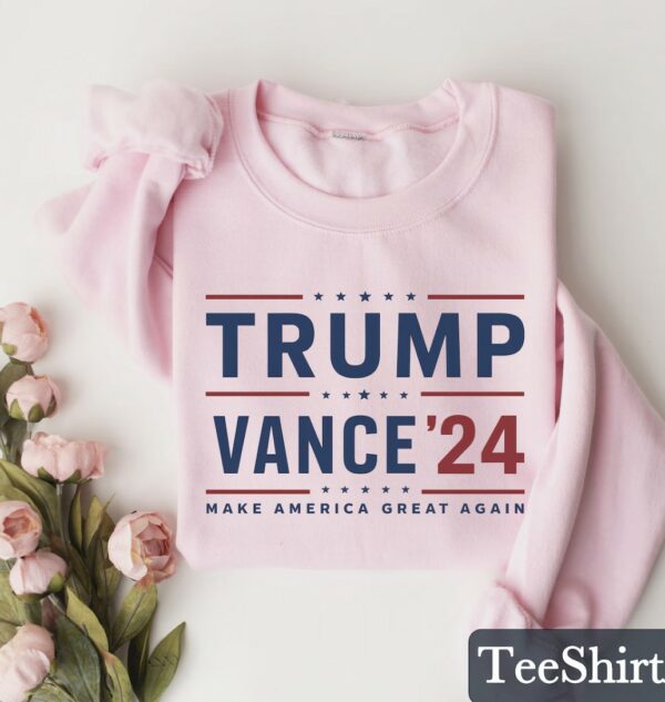 Trump 2024 Support Trump and Vance with Official Campaign TShirt