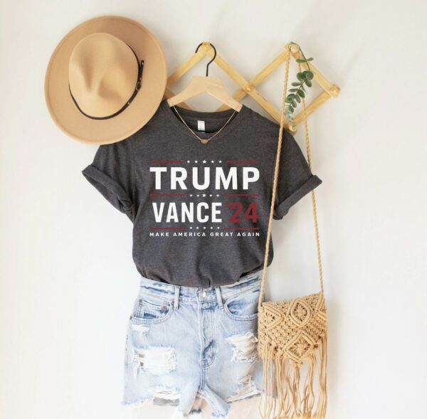 Trump 2024 Support Trump and Vance with Official Campaign TShirts