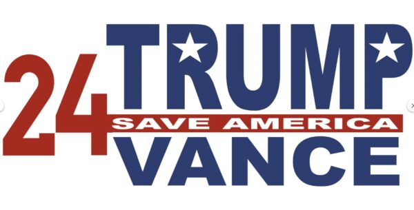 Trump 2024 Take America Back with Trump Vance Stickers and Decalss