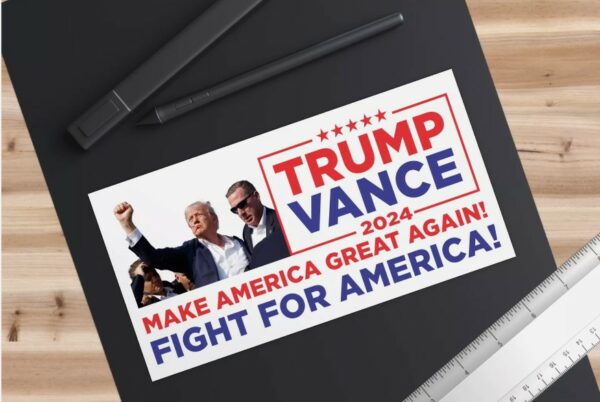 Trump 2024, Trump Vance, Make America Great Again, MAGA,Bumper Stickers,Election4