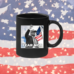 Trump Fear Not Black Coffee Mugs