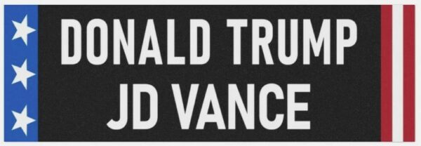 Trump JD Vance 2024 Car Magnet Donald Trump Fight Magnetic Sticker