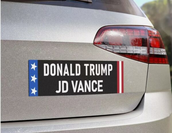 Trump JD Vance 2024 Car Magnet Donald Trump Fight Magnetic Sticker2