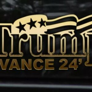 Trump JD Vance 2024 Vinyl Decal Sticker Car Window Bumper Glass