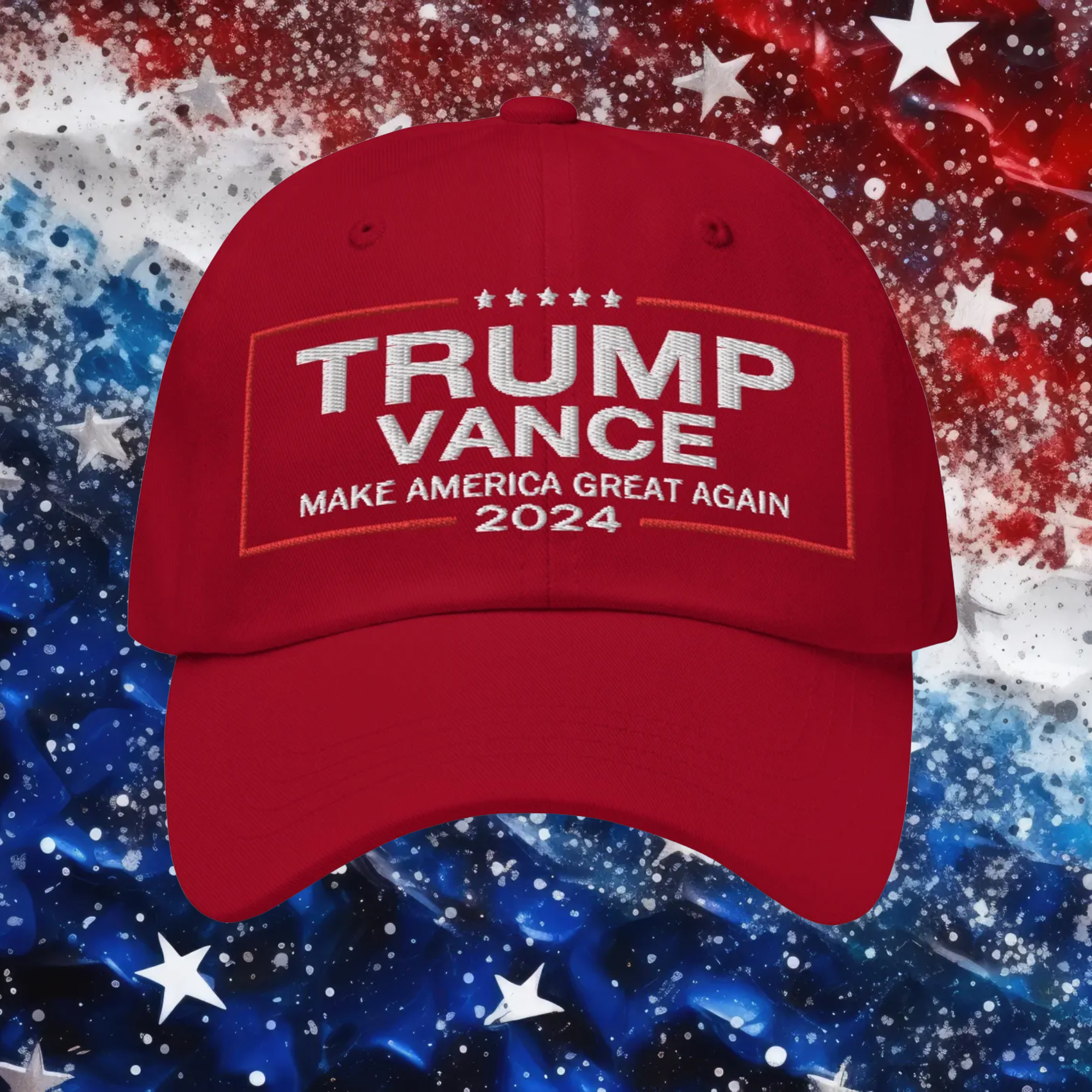 Trump President - Vance VP embroidered hat Make America Great Again hat cap - RAF COLLECTION2