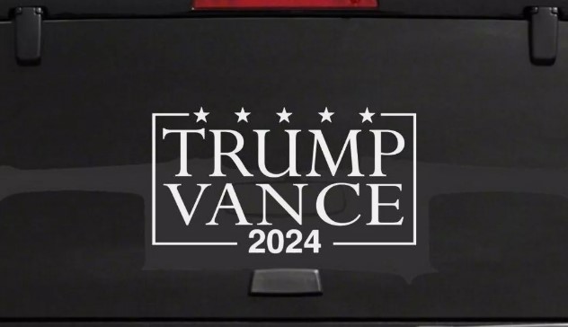 Trump Vance 2024 Bumper Sticker Window Decal MAGA Bumper Sticker