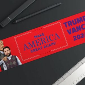 Trump Vance 2024 Bumper Stickers JD Vance Donald Trump America Great Again J.D. 2024 Vice President President Fight!2