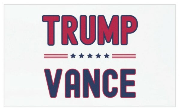 Trump Vance 2024 Car magnet, Elections 2024 car decal, Election 2024 bumper sticker, American flag bumper sticker