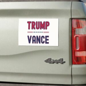 Trump Vance 2024 Car magnet, Elections 2024 car decal, Election 2024 bumper sticker, American flag bumper sticker1