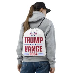 Trump Vance 2024 Drawstring Bag for Republicans us