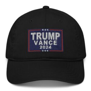 Trump Vance 2024 Eco-Friendly Organic Cotton Hat for Patriots