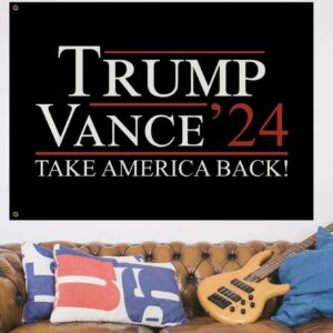 Trump Vance 2024 Election Flag Fight for Freedom, Never Surrender Flag