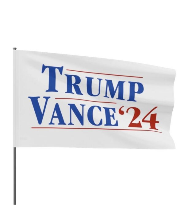 Trump Vance 2024 Election Flag - President Donald Trump - Vice President JD Vance