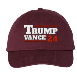 Trump Vance 2024 Embroidered Dad Hat Cap