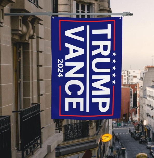 Trump-Vance 2024 Flag Donald Trump 2024 President J D-Vance Ake Save American Back Garden Flag House Flags Outdoor Yard Flag Home Sign7