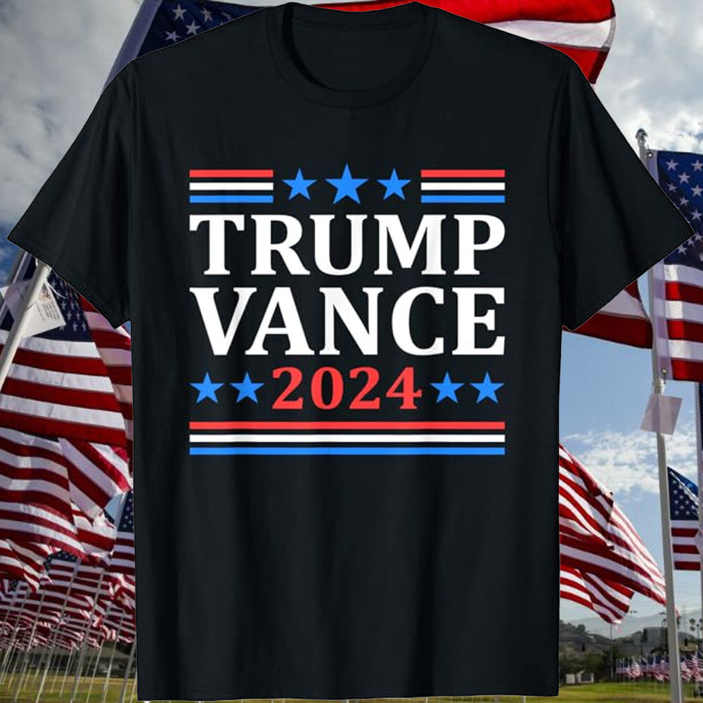 Trump Vance 2024 For President VP USA Election Patriotic T-Shirt