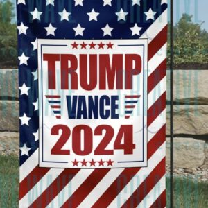 Trump Vance 2024 Garden Flag