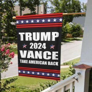 Trump-Vance 2024 Garden Flag,Donald Trump 2024 President J D-Vance Ake Save American Back Double Sided Garden Flag House Flags Outdoor Yard Flag Home Sign13