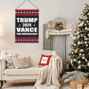 Trump-Vance 2024 Garden Flag,Donald Trump 2024 President J D-Vance Ake Save American Back Double Sided Garden Flag House Flags Outdoor Yard Flag Home Sign15