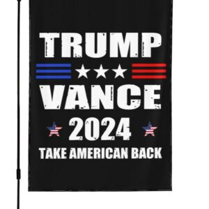 Trump-Vance 2024 Garden Flag,Donald Trump 2024 President J D-Vance Ake Save American Back Double Sided Garden Flag House Flags Outdoor Yard Flag Home Sign17