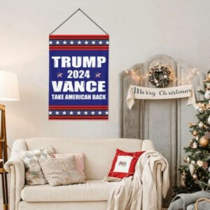 Trump-Vance 2024 Garden Flag,Donald Trump 2024 President J D-Vance Ake Save American Back Double Sided Garden Flag House Flags Outdoor Yard Flag Home Sign9