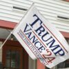 Trump Vance 2024 House Flag, Trump JD Vance Flag, Trump 2024 Elections